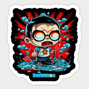 Angry Baby Nobita Sticker